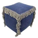 Sitzpouf Quadratische Blau