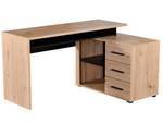 Bureau traditionnel DEVEN Beige - Bois manufacturé - 101 x 75 x 137 cm