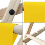 Chaise longue de plage ML-DESIGN jaune Jaune