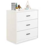 Commode Snow Blanc - Bois manufacturé - 75 x 75 x 41 cm