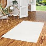 Hochflor Langflor Shaggy Teppich Glow Weiß - 140 x 200 cm