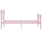 Bettrahmen 3010033 Pink - Metall - 96 x 101 x 208 cm