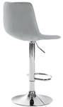 Tabouret de bar Divo Lot de 2 Gris