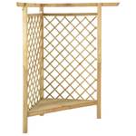 Pergola 318418 Grün - Massivholz - Holzart/Dekor - 166 x 174 x 81 cm