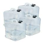 Faltbarer Wasserkanister im 4er Set 27 x 32 x 27 cm