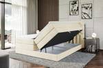 Boxspringbett BOXI8 KING Ecru - Breite: 160 cm