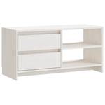 TV-Schrank D511 Weiß - Massivholz - 31 x 39 x 80 cm