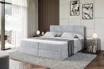 Boxspringbett EDITA Grau - Breite: 120 cm - H4