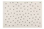 Waschbarer Baumwollteppich, MINI DOTS Schwarz - Textil - 140 x 200 cm