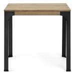 Table salle à  manger Bristol 59x59 Noir - Bois massif - Bois/Imitation - 59 x 76 x 59 cm
