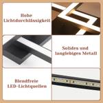 LED Deckenleuchte Eis Schwarz