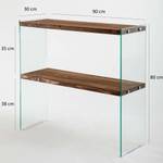 Konsolentisch Dacell Braun - Holz teilmassiv - 30 x 80 x 90 cm