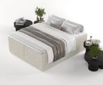 Boxspringbett Yoko Beige - Grau - Breite: 200 cm - H3