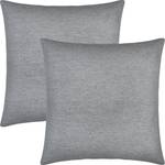 Kissenhülle 2er-Pack 208739 Silber - 50 x 50 cm