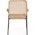 Gartenstuhl PTARMICA Schwarz - Rattan - 90 x 62 x 59 cm