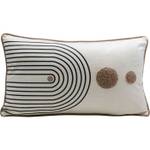 Coussin Magnet Blanc - Textile - 50 x 30 x 6 cm