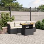 Gartensitzgruppe K963(5-tlg) Schwarz - Massivholz - 69 x 62 x 62 cm