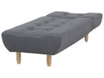 Chaise longue ALSTEN Gris foncé - Gris - Chêne clair