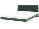 Lit double LIMOUX Vert foncé - Vert - 187 x 97 cm