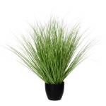 Kunstpflanze Gras Grün - Kunststoff - 1 x 68 x 1 cm