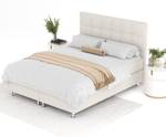 Boxspringbett Chanton Beige - Breite: 180 cm