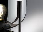 Tripod Stehlampe Schwarz dimmbar 135cm Schwarz - Glas - Metall - 33 x 135 x 33 cm
