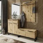 TOP IV Garderobe Braun - Holzwerkstoff - 158 x 115 x 40 cm