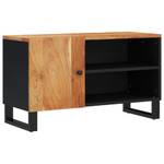 TV-Schrank D444 Braun - Massivholz - 33 x 46 x 80 cm