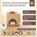 Aufbewahrungsbox Igel Beige - Textil - 33 x 33 x 33 cm