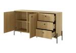 Kommode SCANDI 2D3S Beige - Holzwerkstoff - Kunststoff - 157 x 82 x 40 cm