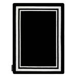 Tapis Hampton Border Cadre Noir 160 x 220 cm