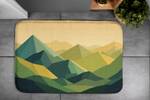 Badteppich Geometrische Berge 75 x 45 x 75 cm