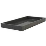 Lacktablett SPA S rechteckig, graphite Grau - Holzwerkstoff - Kunststoff - 41 x 4 x 21 cm