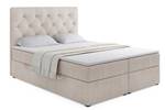 Boxspringbett ROMI Ecru - Breite: 180 cm - H4