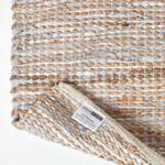 Teppich Madras aus Leder und Hanf Beige - 90 x 150 cm