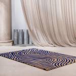 Tapis salon GROOVE Bleu - 140 x 200 cm