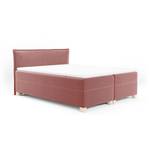 Boxspringbett Doppelbett Martines Bett Rubinrot - Breite: 140 cm