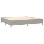 Bettgestell-K-24029 Grau - Holzwerkstoff - 203 x 118 x 203 cm