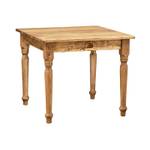 Table de Cuisine Country Marron