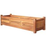 Garten-Hochbeet Set (2-teilig) (2er Set) Braun - Holzwerkstoff - 100 x 25 x 30 cm