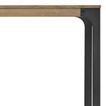 Table salle à manger Bristol 80x80x75 cm Noir - Bois massif - Bois/Imitation - 80 x 76 x 80 cm