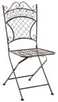 Chaises de jardin Adelar Lot de 2 Bronze