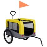 Chien de remorque de vélo 3003258 Gris - Jaune