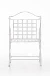 Chaises de jardin Lotta Blanc - Métal - 56 x 92 x 53 cm