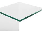 Table d'appoint LOURDES Verre - 40 x 61 x 40 cm