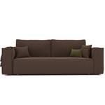 Sofa Bali Braun - Holzwerkstoff - 255 x 59 x 105 cm