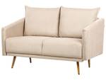 2-Sitzer Sofa MAURA Beige - Gold