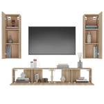 TV-Schrank 4er Set D544 Eiche Sonoma Dekor