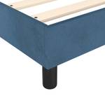 Boxspringbett 3017513-1 Dunkelblau - 100 x 25 cm