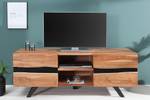 TV-Board AMAZONAS Braun - Metall - Massivholz - 160 x 65 x 43 cm